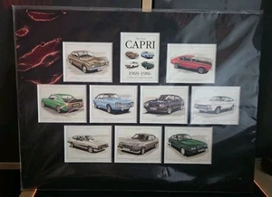 FORD Collectors Card Set 1969 1986 - Eine Serie von 9 Sammlerkarten BRANDNEU - Bild 1 von 4