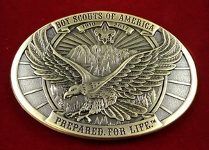 Boy Scouts of America 2017 Commemorative Eagle Belt Buckle with Case - Picture 1 of 3