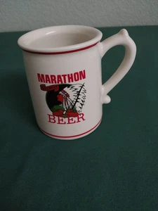 CERVEZA MARATÓN PEQUEÑA JARRA DE PIEDRA 3 1/2 PULGADAS DE ALTO Marathon Brewing Co. - Imagen 1 de 4