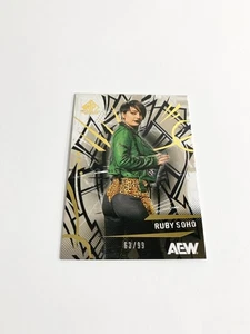 Ruby Soho Gold 63/99 2025 SP Game Used AEW Card # 73 - Picture 1 of 2