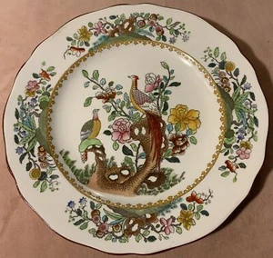 Antique 1896 Copeland Spode Asiatic Pheasant Luncheon Plate 8.75” W&H Plummer NY - Picture 1 of 13