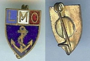 Marine - Ligue maritime d'Outremer boutonnière émaillée - Picture 1 of 1
