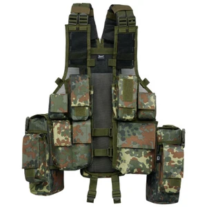 Brandit Taktische Weste Assault Paintball Kampf Softair Militär Flecktarn Camo - Bild 1 von 1