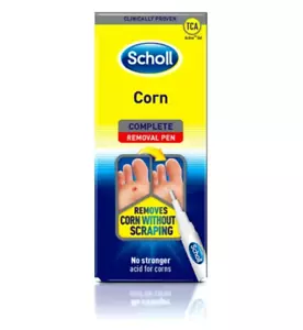 Scholl Complete Corn Removal Treatment Pen 2 in 1 Pain Relief + Fasting Acting - Picture 1 of 5