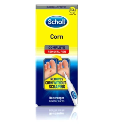 Scholl Complete Corn Removal Treatment Pen 2 in 1 Pain Relief + Fasting Acting