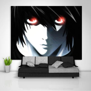 Death Note Tapestry Art Wall Hanging Sofa Table Bed Cover Poster - Picture 1 of 12