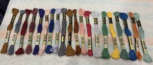 20 X NEW DMC STRANDED COTTON THREAD SKEINS BULK LOT 5 - Picture 1 of 1