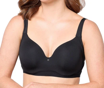 Breezies~Natural Embrace Underwire T-Shirt Bra~40DDD~Black~A285377~Foam Cup 8962 - Image 1 of 3