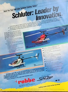 Schluter Scout 60 RC Helicopter Ephemera Wall Art Decor Junior 50 Robbe - Picture 1 of 1