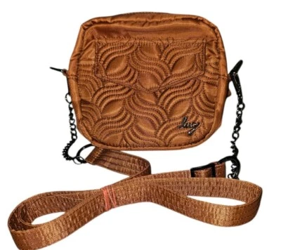 Bolso Bandolera Lug Swing Marrón Cobre Nuevo Sin Etiquetas Cartera RFID Foto 1 de 4