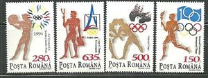 ROMANIA 3930-33 MNH ANCIENT OLYMPIANS