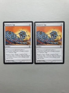 Chimeric Egg x2 , MTG Darksteel (2004) Uncommon Artifact  NM - Picture 1 of 2