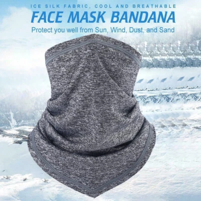 Scarf Neck Gaiter Cycling Mask Breathable Balaclava Sun Hood Face Mask for Adult - Image 1 of 4