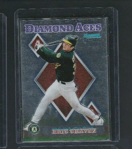 1999 Topps Bowman Chrome Diamond Aces # DA2 Eric Chavez - Image 1 of 1