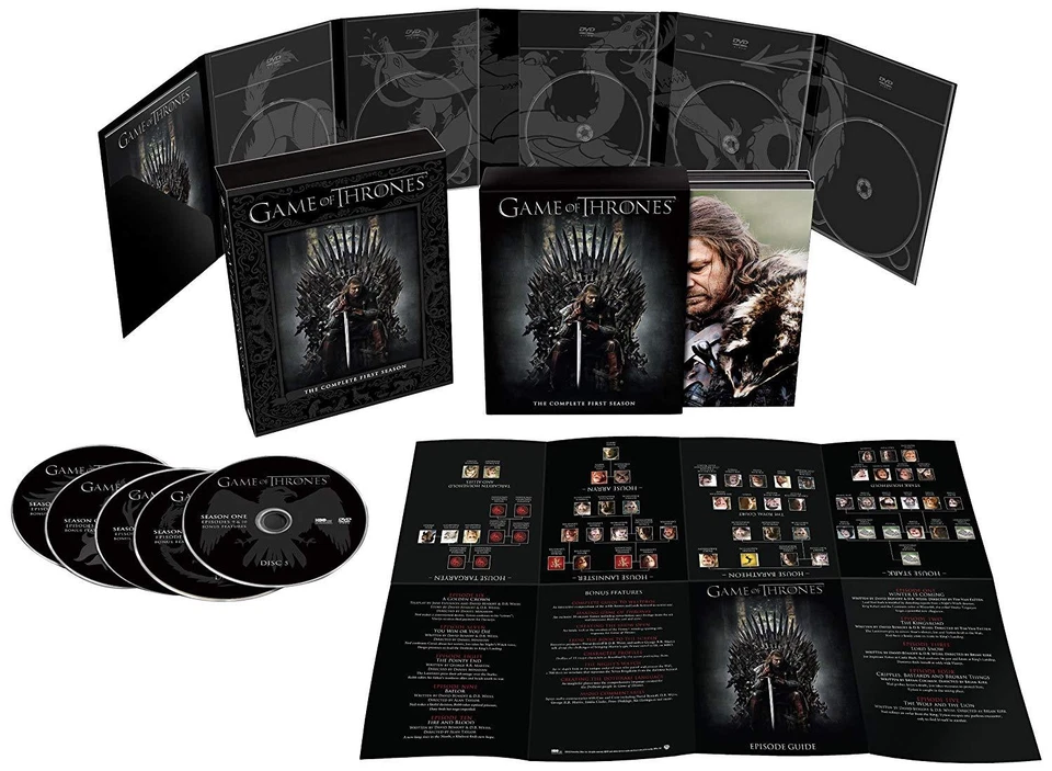 Game Of Thrones BLURAY (gesamte erste Staffel) mit Fotobuch