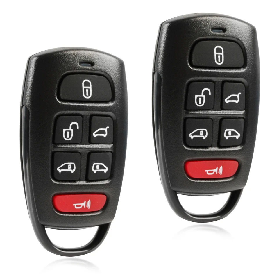 2 Remote 6-Button Key Fob for 2007 2008 2009 Hyundai Entourage (SV3-100060235) Foto 1 de 4