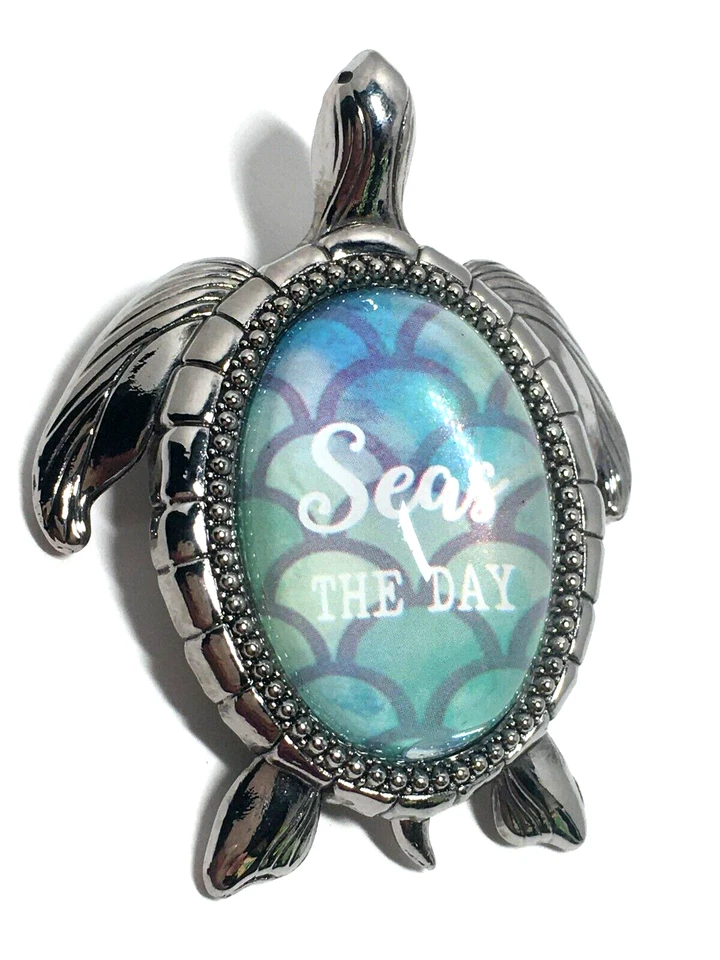 Ganz Sea Turtle Message Figurine "Seas The Day"