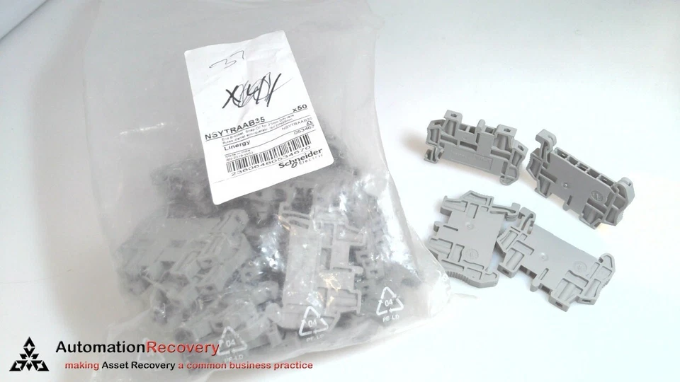 SCHNEIDER ELECTRIC NSYTRAAB35  END BRACKET, CLIP-ON, SEE DESC #325876 - Image 1 of 3