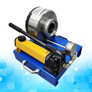 1/4"-1'' Handheld Hydraulic Hose Manual Crimping Tool with 10 Sets of Dies - Picture 1 of 22