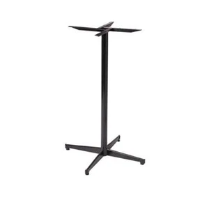 New Black Bar High Table Legs 1100mm Center Pedestal Metal Commercial Table Base - Picture 1 of 1