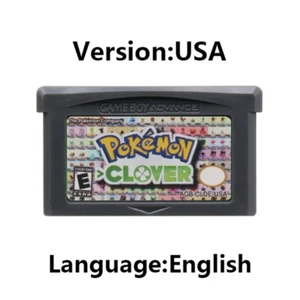 Pokemon Game Cartridge 32 bit Clover Version for GBA - Picture 1 of 1