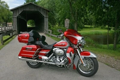 Harley Davidson CVO Touring OEM Седельные сумки Медь Каньон серебро 2008 1993-2013 - Изображение 1 из 4