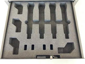 2HE Schaumstoffinlay Passen Für Shure QLX-D2/ULX-D2 4er Set Handsender Neu H 1 - Bild 1 von 1