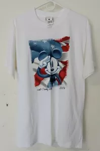 Nueva con etiquetas Camiseta Walt Disney World 2004 Mickey Mouse Disney EE. UU. Saludo Talla M De colección - Imagen 1 de 6