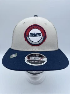 New York Giants New Era Trucker Adjustable SnapBack Hat 9Fifty On-Field NFL NEW - Picture 1 of 6