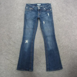 Jeans blu Parigi donna 6 blu lavaggio medio vita bassa svasati jeans - Foto 1 di 12