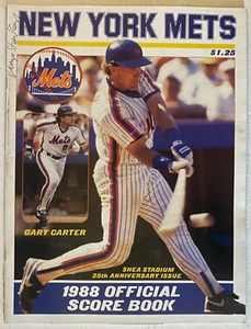NEW YORK METS v CINCINNATI REDS - 1988 - Official Game Program - AUTHENTIC - Picture 1 of 1