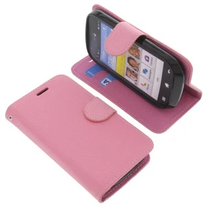 Bag for Doro Liberto 810 Book-Style Protection Case Phone Case Book Pink - Picture 1 of 4