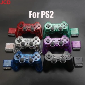 Wireless Game Controller for PS2 Console 2.4G Dual Vibration USB Joypad Pad NEW - Picture 1 of 12