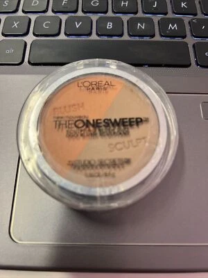 1 duo  LOREAL THE ONE SWEEP SCULPTING BLUSH DUO 825 NECTAR sealed DISCONTINUED - Image 1 of 2