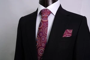 neck tie set authentic Italy handmade - Picture 1 of 3