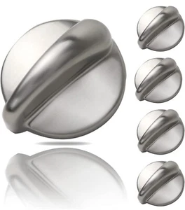 5 Metal Chrome Cooktop Burner Control Knob WB03K10303 For GE Profile Range Stove - Picture 1 of 5
