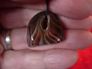 carnelian tumble hagstone pendant no 3 U.K. eBay seller over 20 years - Picture 1 of 9