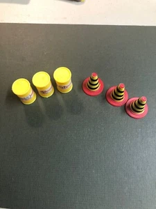 Piezas de diorama tipo auto/garaje (tambores de aceite y conos) - Imagen 1 de 6