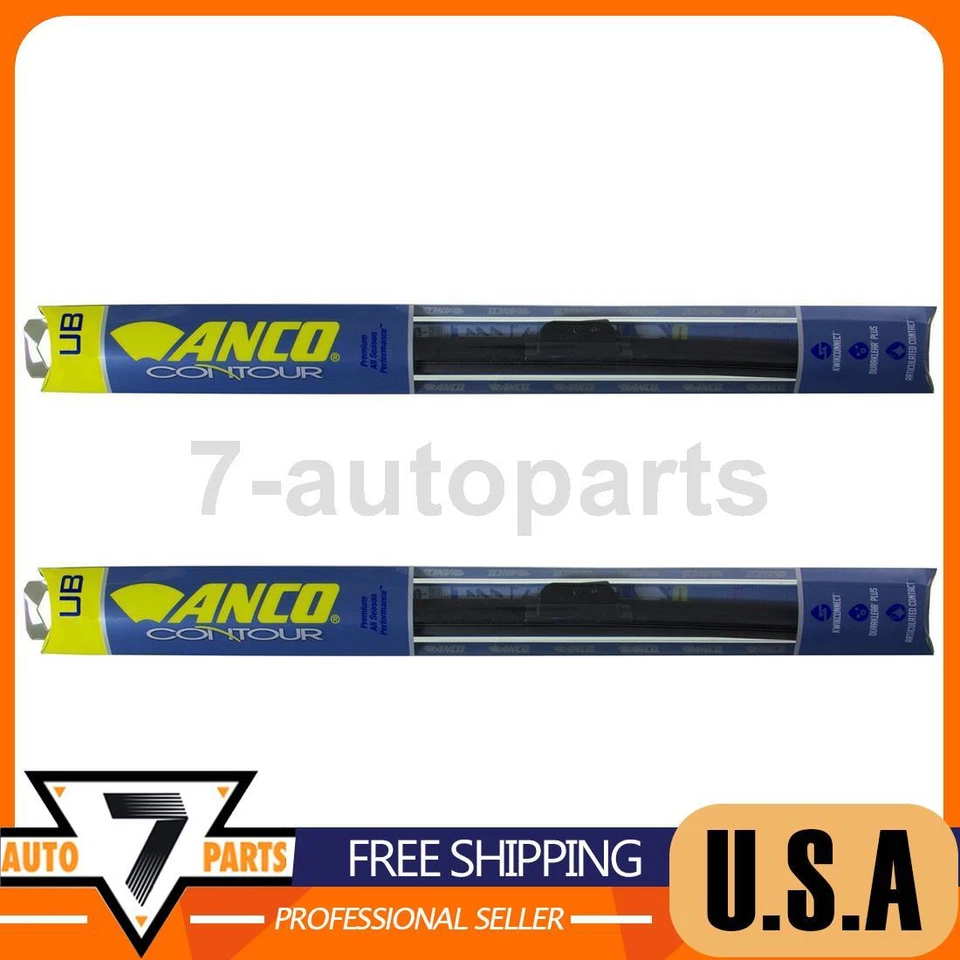 Escobilla limpiaparabrisas delantera ANCO 2x compatible con 1975-1986 C10 Foto 1 de 4