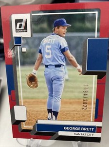 ⚾️2022 Donruss George Brett Red Parallel-#'d 1494/2022-#102 -Kansas City Royal