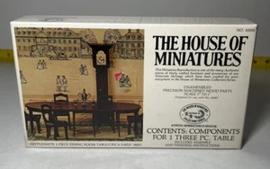The House of Miniatures Bausatz 40006 Hepplewhite 3-teilig Esszimmertisch NEU VERSIEGELT - Bild 1 von 9