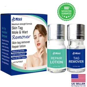 Skin Tag Remover and Repair Lotion Mole Corrector Wart Skin Tags Removal Gel Set - Picture 1 of 10