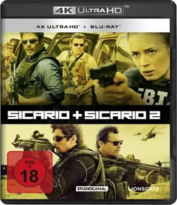 2 4K Ultra-HD + 2 BLU-RAY # Sicario 1 & 2 - Action/Abenteuer/Deutsch # NEU-OVP - Bild 1 von 1