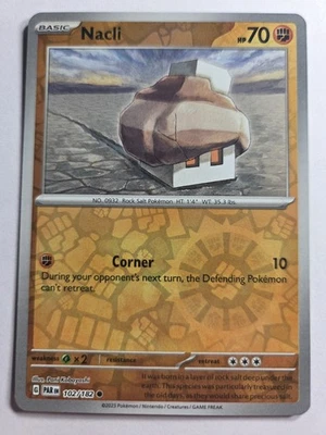 Nacli 102/182 PAR SV04: Paradox Rift Common Reverse Holo NM Pokemon TCG - Image 1 of 2