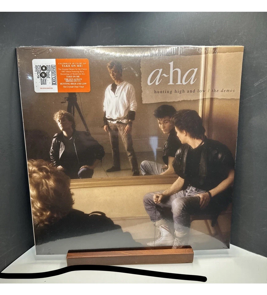 A-HA HUNTING HIGH & LOW THE DEMOS CLEAR VINYL LP RSD 2025 AHA RHINO