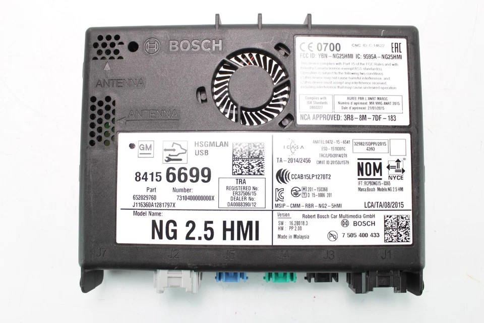 Módulo de control de interfaz multimedia Buick Encore 2017 OEM, 84156699 Foto 1 de 4