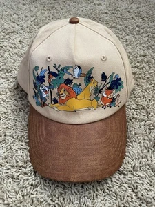 Disney The Lion King Adult Strap-back Adjustable Leather Brim Hat - Picture 1 of 2