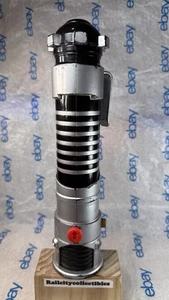 Jedi Obi-Wan Kenobi Blue Lightsaber Star Wars Clone Wars 2002 Extendible Hasbro - Picture 1 of 23