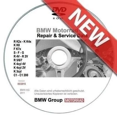 BMW Motocicleta RSD 5.2015 Manuales Reparación & Dati Todas Las Moto BMW En DVD - Imagen 1 de 4