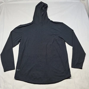 Bylt Premium Basic Hooded Drop-Cut Long Sleeve XL Men Navy Blue - Picture 1 of 8